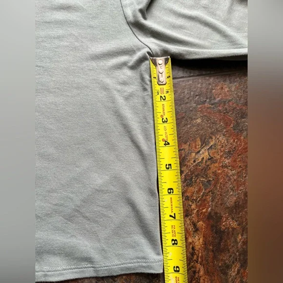 New PacSun long sleeve sage green mock neck tee shirt. Size small - Picture 8 of 9